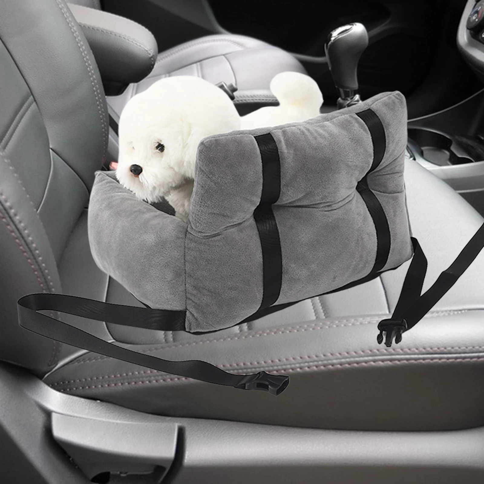 kf-S0fc94e12b53f46a8be08a807dd1802a1f-Dog-Car-SUV-Seat-Puppy-Bed-with-Adjustable-Fixed-Strap-Non-Slip-Bottom-Dog-Seat-for