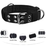 Medium to Large Adjustable Nylon Tactical Dog Collar - Image 2