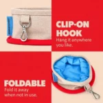 Collapsible 400ML Clip-On Travel Pet Bowl - Image 6