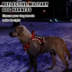 Pink Reflective Tactical Dog Harness Set - Image 6