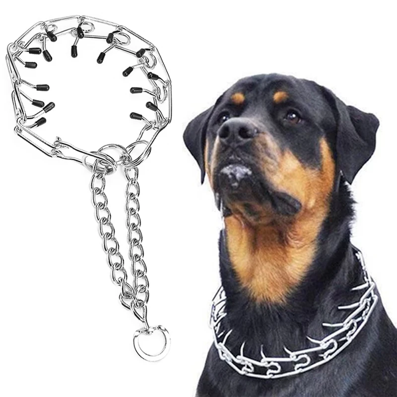 kf-S628b94c82ee84f1f93f9db5ba610f47ew Detachable Prong Rubber-Tipped Adjustable Training Collar - Image 1