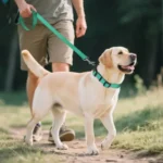 Metal D-Ring L Reflective Neoprene Dog Collar - Image 6