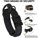 Military Nylon Dog Collar With Handle - Image 2