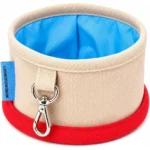 Collapsible 400ML Clip-On Travel Pet Bowl