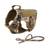 Black Tactical Dog Harness & Bungee Leash - Image 3
