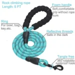 Reflective Martingale Dog Collar With Quick Release Buckle - Image 3