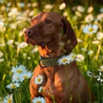 2pcs Large Adjustable Genuine Leather Dog Collar - Image 2