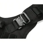 Black Tactical Dog Harness & Bungee Leash - Image 2