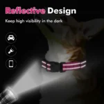 Neoprene Padded Reflective Martingale Dog Collar - Image 4