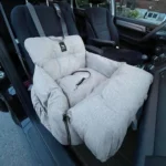 Water-Resistant, Machine Washable Premium Dog Car Seat Travel Bed for Small Pets - Image 5