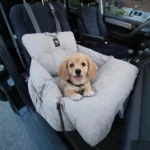 Water-Resistant, Machine Washable Premium Dog Car Seat Travel Bed for Small Pets