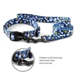 Bone Print Dog Collar & Leash Set - Image 4