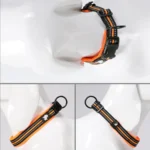 Waterproof Reflective Adjustable Soft Collar with Reflective Cloth - Orange - Image 4