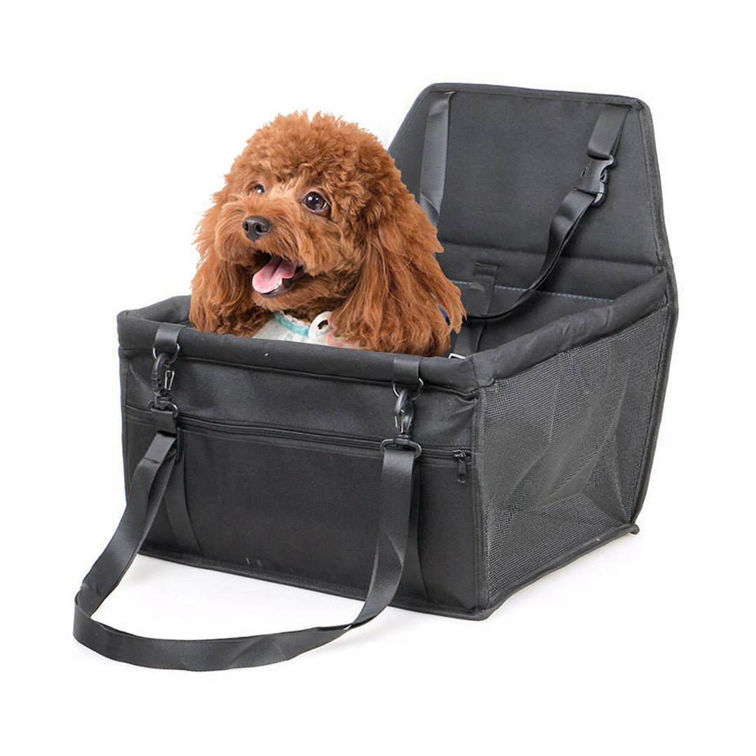 000_a3692bdc-d143-4e7d-8624-84cd66a28bcf.jpg Waterproof Car Seat Breathable Dog Carrier Bag - Black - Image 1