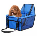 Waterproof Car Seat Breathable Dog Carrier Bag - Blue