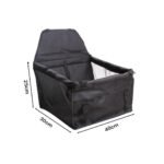 Waterproof Car Seat Breathable Dog Carrier Bag - Black - Image 2
