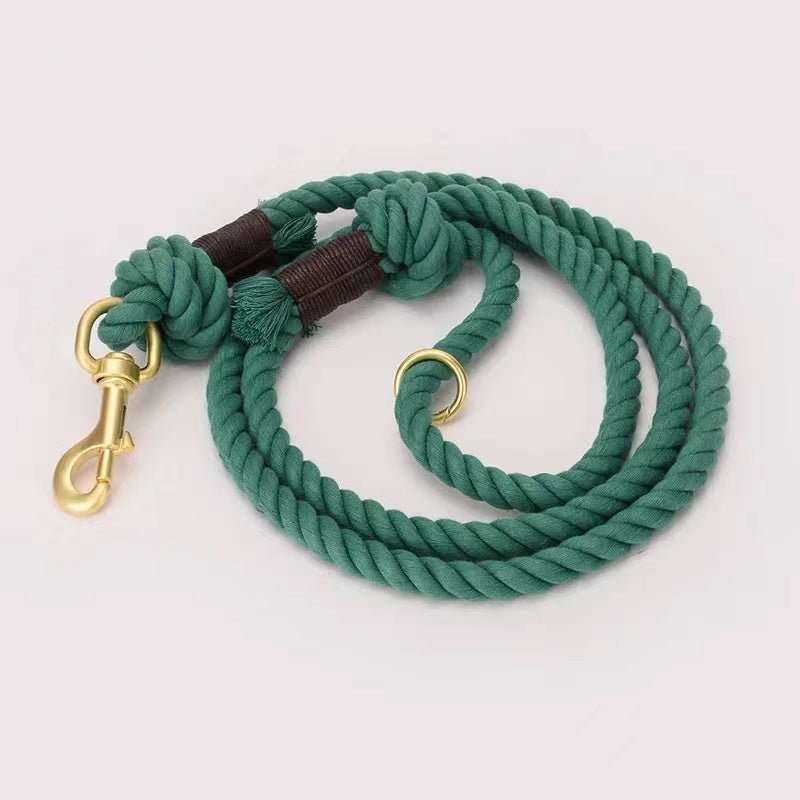 61091638573591_.pic_.jpg Dog Rope Leash - Emerald - Image 1