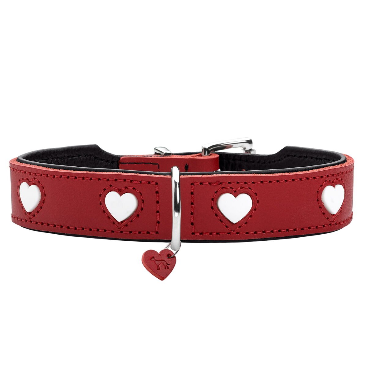 S6104610_1711453793-no-background0.jpg Dog collar Hunter Love Red XS 24-28 cm - Image 1