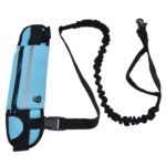 Reflective Sports Belt Bag Leash Set - Sky Blue - Image 3