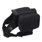 Adjustable Black Camouflage Saddle Bag Harness -  Outdoor