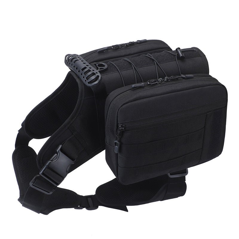 V888-ELOSUNG12562-212396-00.jpg Adjustable Black Camouflage Saddle Bag Harness - Outdoor - Image 1