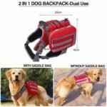 Adjustable Black Camouflage Saddle Bag Harness -  Outdoor - Image 3
