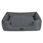 Waterproof Pet Dog Calming Bed - Grey