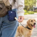 Waterproof Dog Treat Pouch with Training Clicker, Waste Bag Holder & Carabiner - Image 2