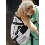 Front-Facing Dog Carrier Backpack with Adjustable Fit & Wide Padded Shoulder Straps