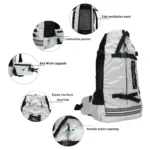 Front-Facing Dog Carrier Backpack with Adjustable Fit & Wide Padded Shoulder Straps - Image 3