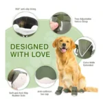Breathable Mesh Dog Boots with Anti-Slip Paw Protection for Hot Pavement & Snow - Image 3