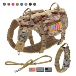 Breathable Nylon Dog Harness Set with Collar and Leash