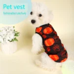 Funny Pumpkin Print Dog Shirt for Halloween - Image 2