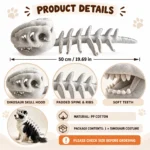 Dinosaur Skull Hood Pet Costume for Medium and Large Dogs - Image 3