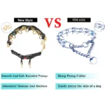 Stainless Steel Prong Collar with Quick-Release Buckle for Dogs - Image 5