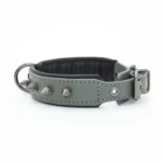 Thickened Leather Dog Collar with Rivets for Bully Breeds - Image 3