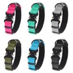 Two-Inch Wide Genuine Leather Dog Collar with Spikes and Rivets - Image 5