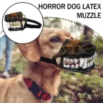 Werewolf Dog Muzzle Mask with Open Teeth and Elastic Strap - Image 7