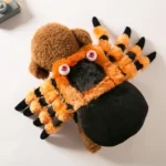 Furry Spider Costume for Small Dogs and Cats with Extra Legs